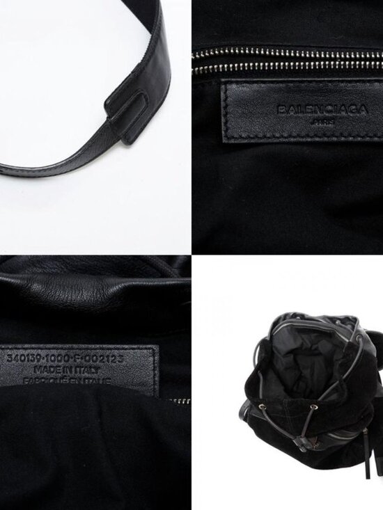 Balenciaga Backpack Leather Suede Lock